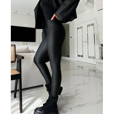 Ексклюзивні чорні лосіни модель 1530-196 для стильних fashionista
