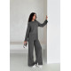 Костюм жіночий двійка в’язаний Модель: 1466-139 Колір: шоколад, бордовий, графіт