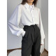 Сорочка жіноча oversize Туреччина Модель: 817-125 Колір: Чорний, білий