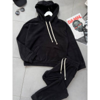 Костюм чоловічий з капюшоном полар фліс Модель: 1483-05218 GR Колір: синій, чорний, шоколад, сірий