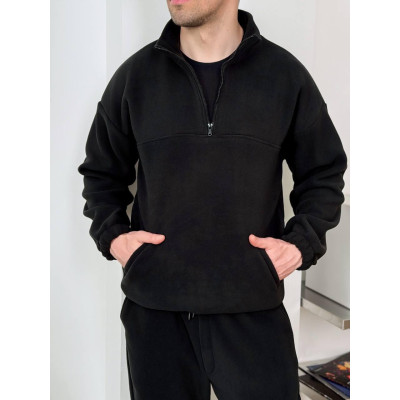 Новинка! Чоловічий двослойний флісовий костюм (Модель: 1483-05317 GR) - хакі, синій, чорний